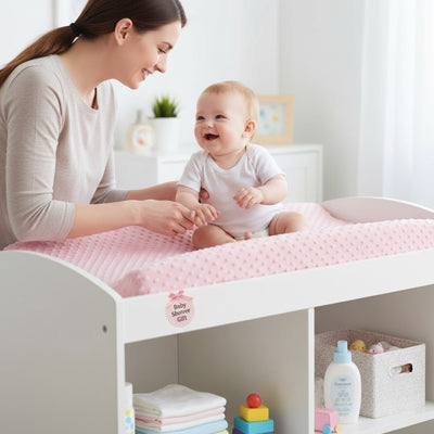 housse matelas langer maman rose