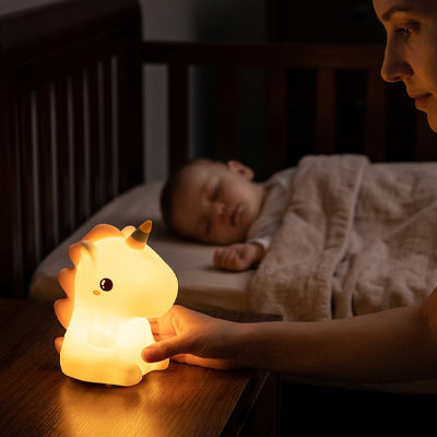 bebe veilleuse | Tactile Rechargeable Licorne