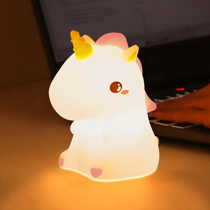 bebe veilleuse | Tactile Rechargeable Licorne