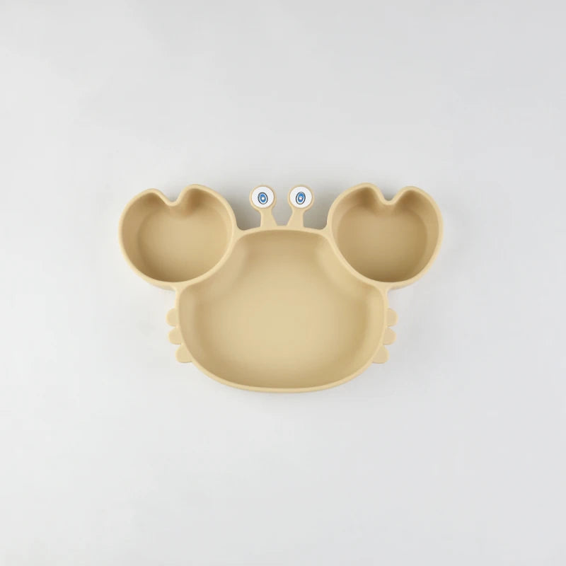 assiette ventouse bebe beige