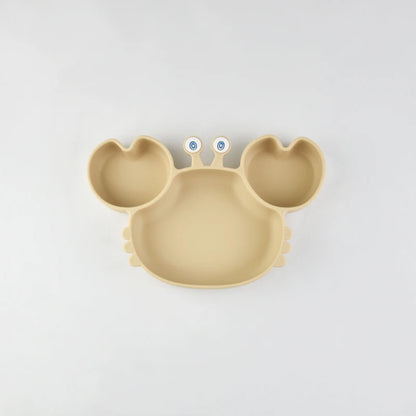 assiette ventouse bebe beige