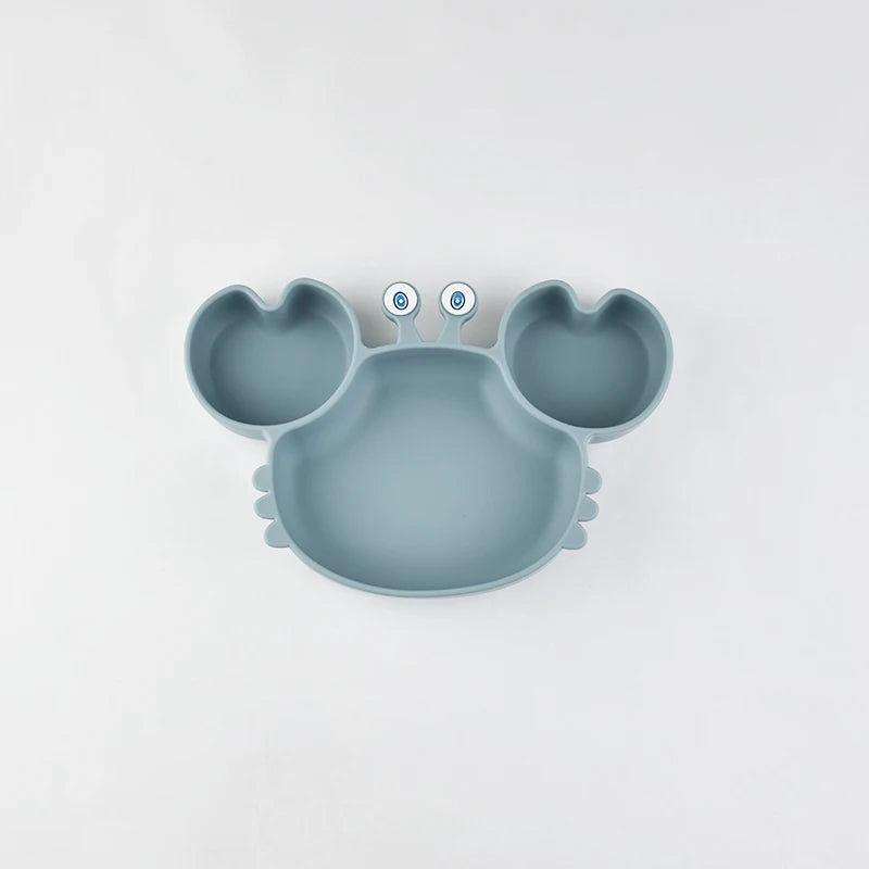 assiette ventouse bebe bleu