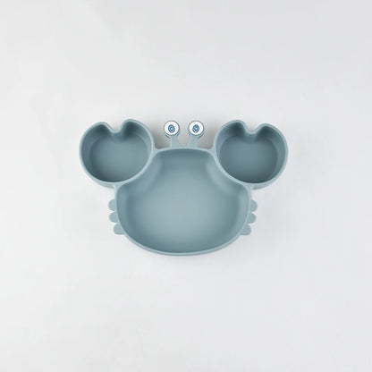assiette ventouse bebe bleu