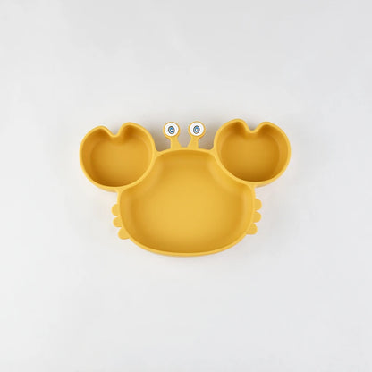 assiette ventouse bebe jaune
