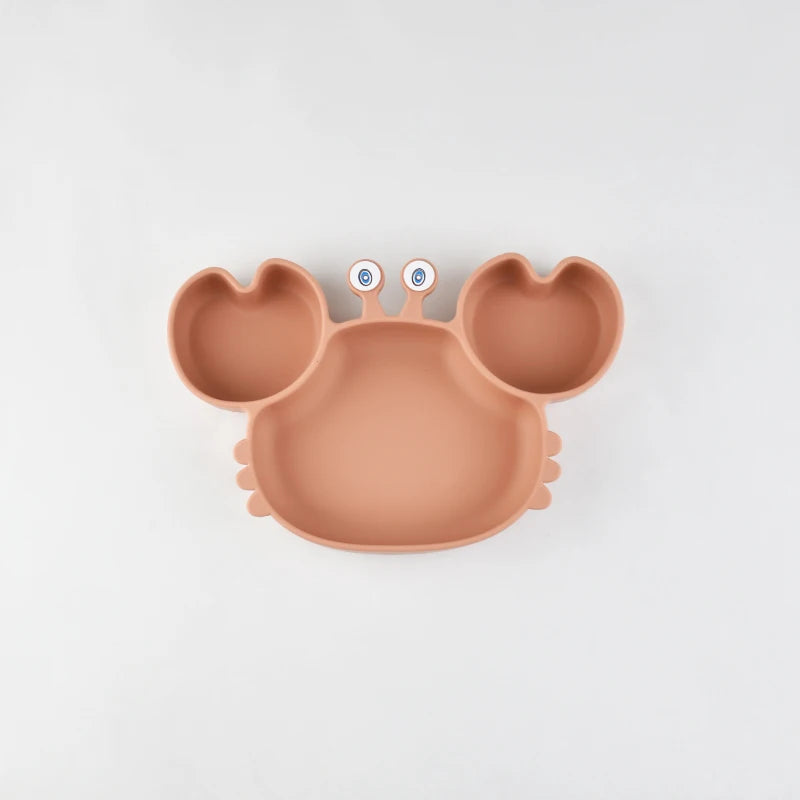 assiette ventouse bebe pêche