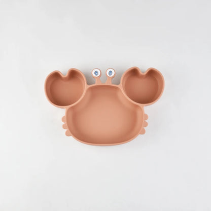 assiette ventouse bebe pêche