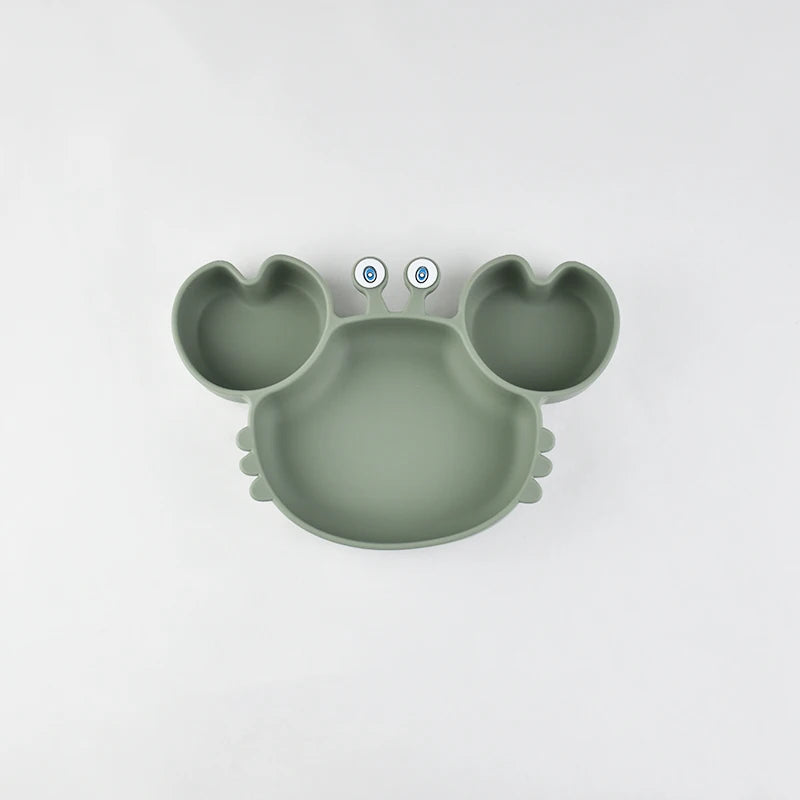 assiette ventouse bebe vert
