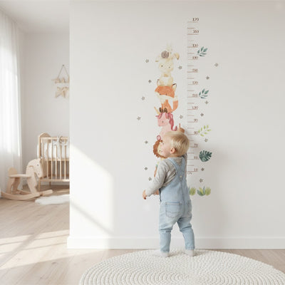 bébé bleu toise enfant chambre