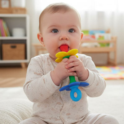 bébé dentition tetine vert