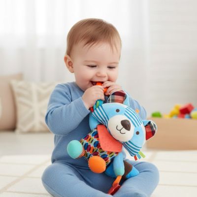 bébé jouet sensorielle raton