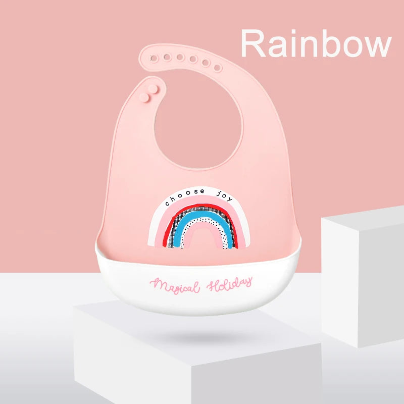 bavoir arc en ciel