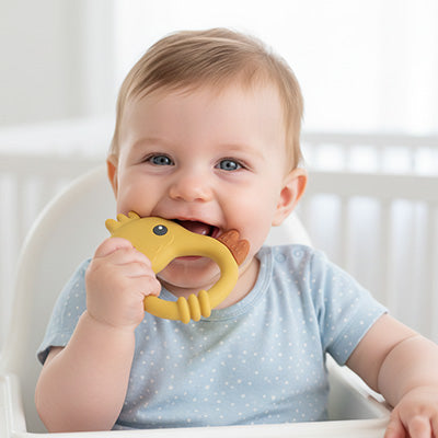 bebe anneau dentition jaune