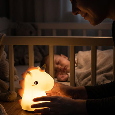bebe veilleuse | Tactile Rechargeable Licorne