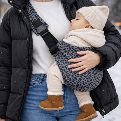 bebe tuque porte bebe gris