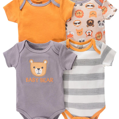 body bébé ensemble quatre ourson