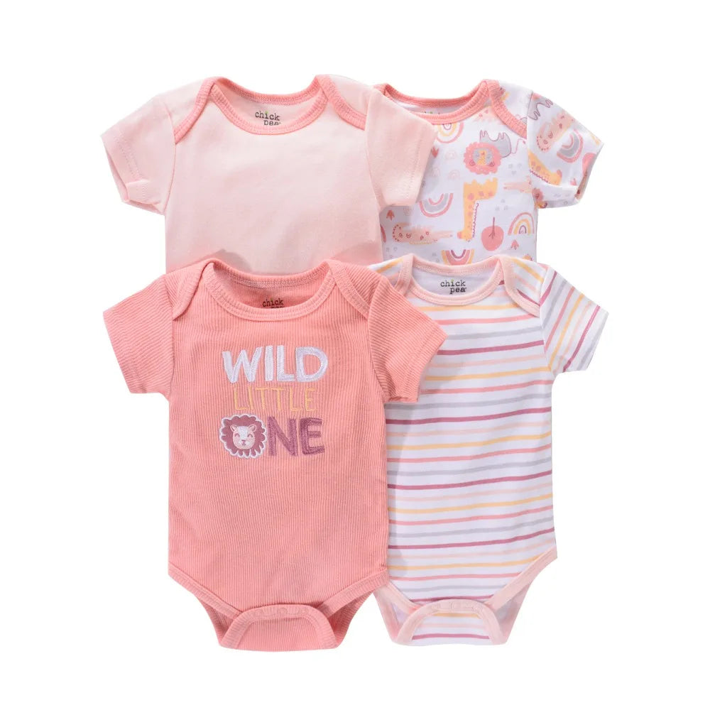 body bébé fille ensemble quatre lion
