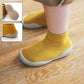 chaussons de marche antiderapantes pour bebe dessous semelles embout avant protecteur