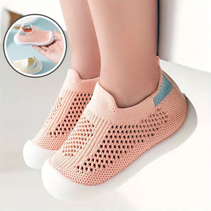chaussures bébé souples roses petits pieds