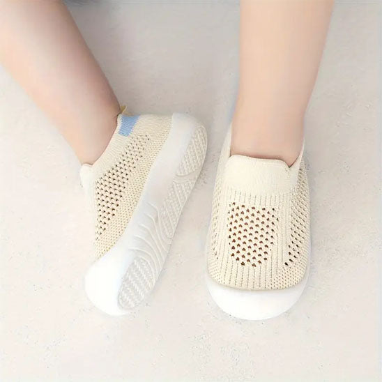 chaussures souples beige décontractes