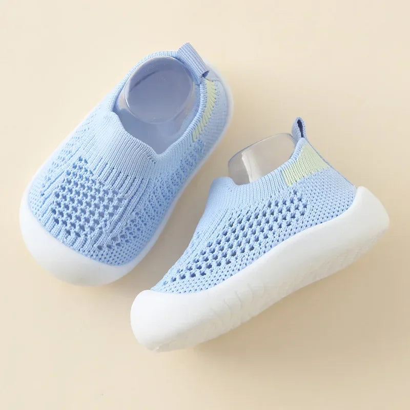 chaussures souples bleu clair