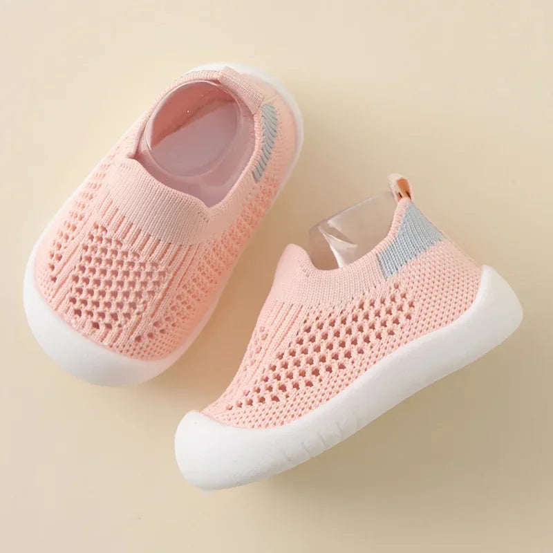 chaussures souples roses