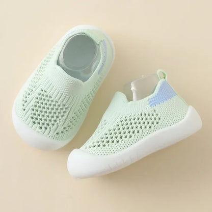 chaussures souples vert menthe