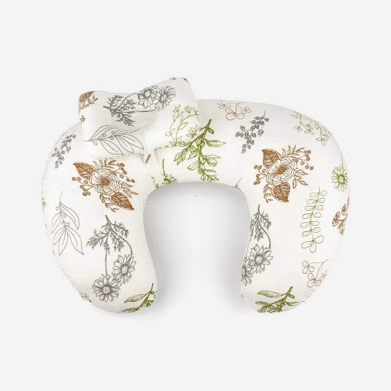 coussin allaitement feuilles