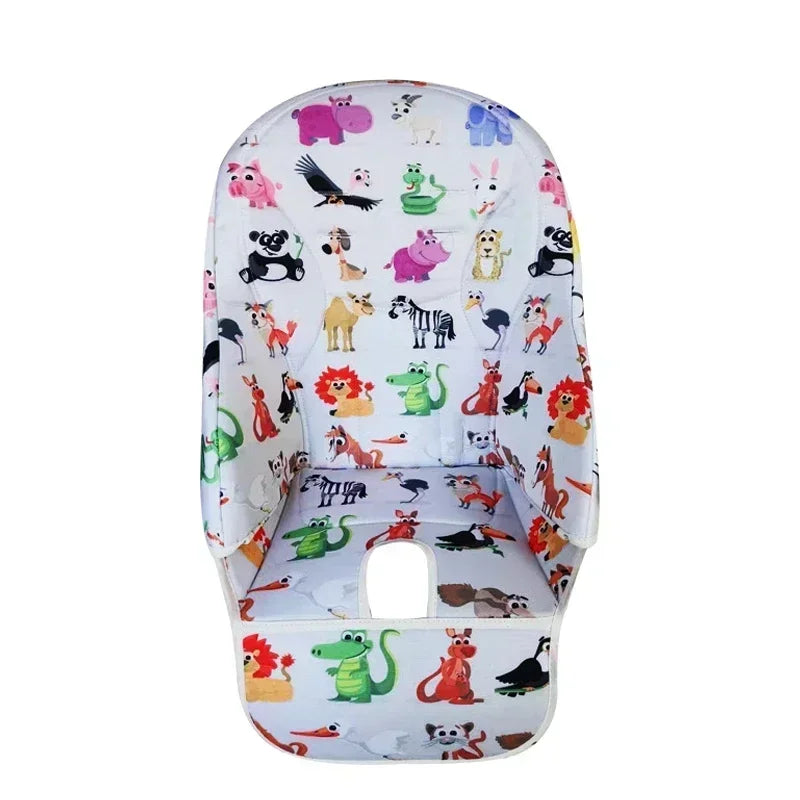 coussin bebe chaise haute animaux faune