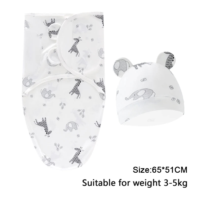couverture emmaillotage girafe