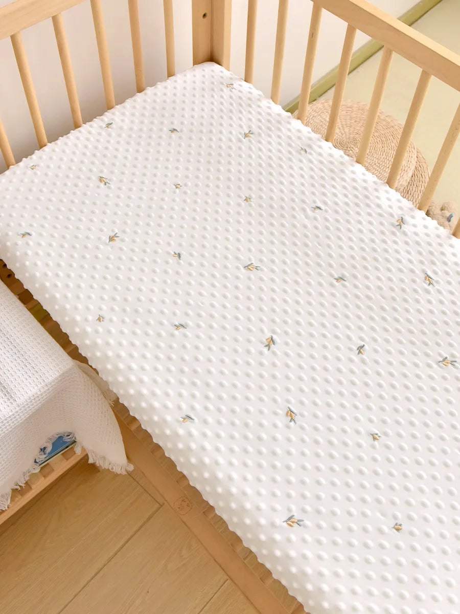 drap house bebe feuilles