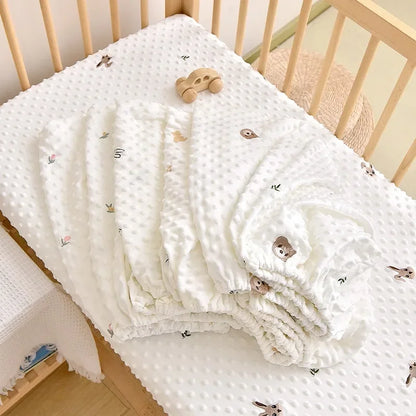 drap house bebe ourson lapin