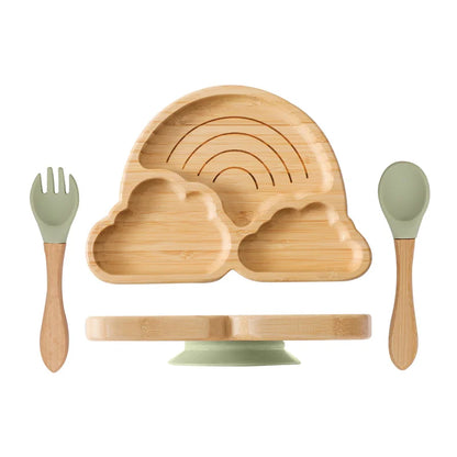 ensemble repas bebe vert