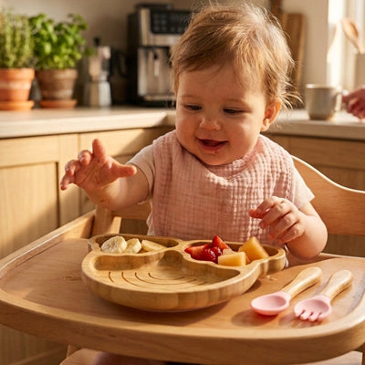 fillette ensemble repas bebe rose