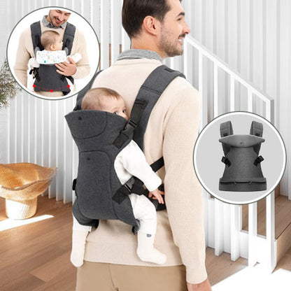 images bébé dos devant porte bébé