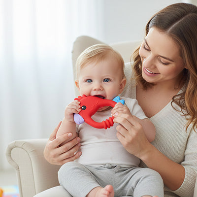 maman bebe anneau dentition rouge