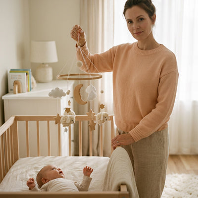 maman mobile bebe mains chambre