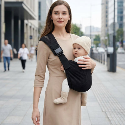maman porte bebe noir