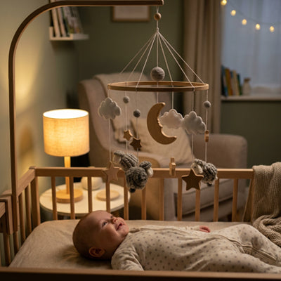mobile bebe chambre soiree