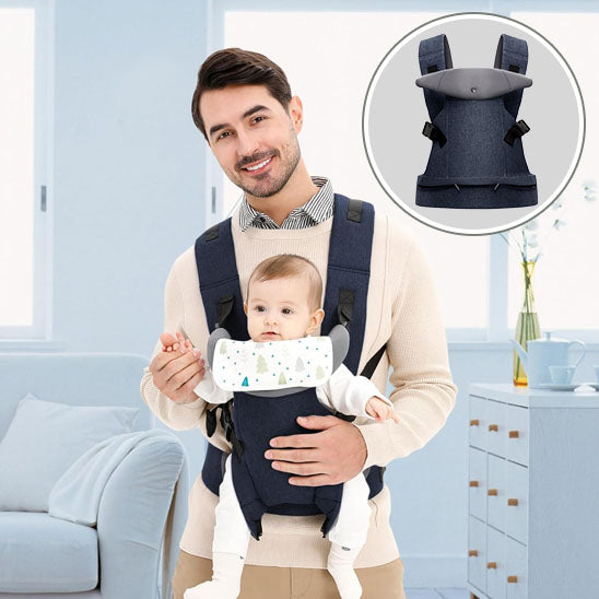 papa porte bébé ventre dos image coin porte bébé