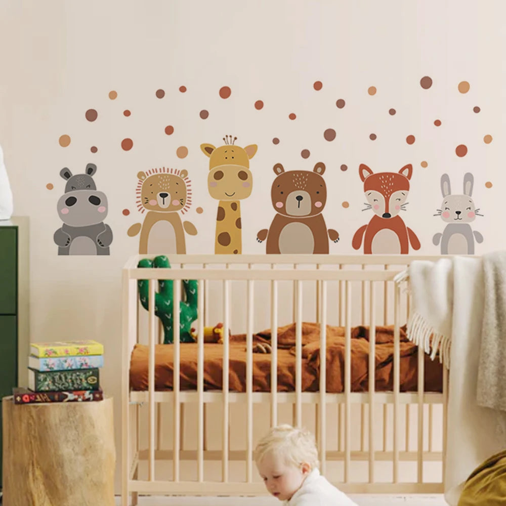 stickers muraux chambre bébé couverte