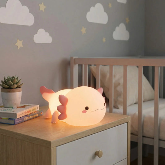 veilleuse axoloti chambre bébé