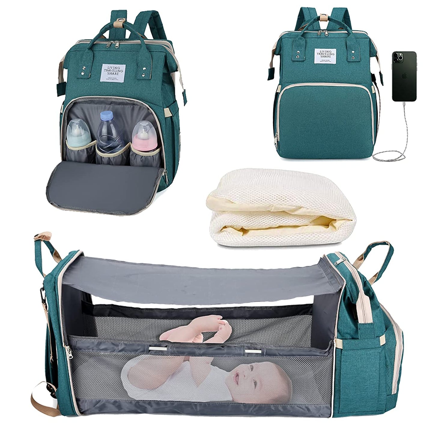 Sac à langer portatif  | Berceau de voyage BabyNappy™